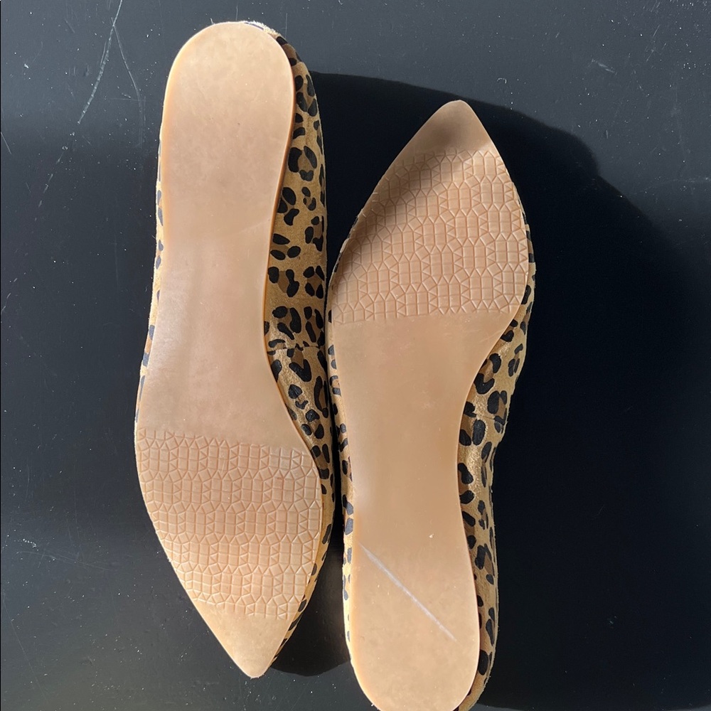 Nordstrom BP Leopard Print Women's Flats Size 8 in Like New Condition with Box - Picture 7 of 10
